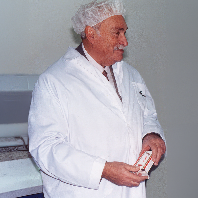 Dr. Hassan Helmy on the production floor